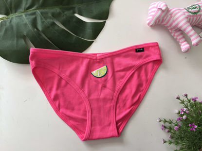 Imagen de PINK Panty Bikini Rosa Detalle de Limón M